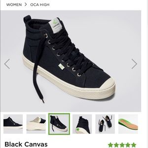 Cariuma women’s black high tops
